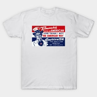 1940s The American Way T-Shirt